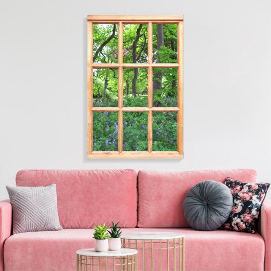 Toile Fenêtre Effet Jardin Fairytale 3D Vue Image (Insitu(Salon))