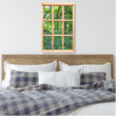 Toile Fenêtre Effet Jardin Fairytale 3D Vue Image (Insitu(Chambre))