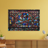 Toile Fenêtre représentant le bon samaritain (Insitu(Salon))