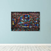 Toile Fenêtre représentant le bon samaritain (Insitu (Plancher de Bois))