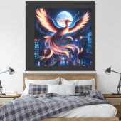 Toile Fênix flamejante (Insitu(Chambre))