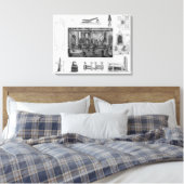 Toile Fer avec vue générale du fer à rouler (Insitu(Chambre))