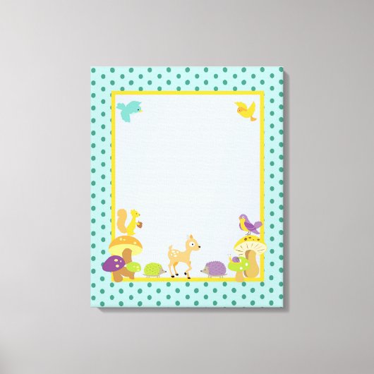 Toile Fer bois 16x20 Canvas Nursery Art (Recto)