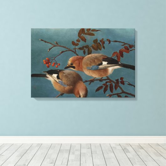 Toile Ferdinand von Wright - Jays (Insitu (Plancher de Bois))