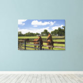 Toile Ferme à cheval Thoroughbred dans le comté de Mario (Insitu (Plancher de Bois))