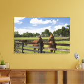 Toile Ferme à cheval Thoroughbred dans le comté de Mario (Insitu(Salon))