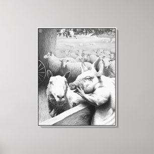 Toile Ferme animale - Squealer