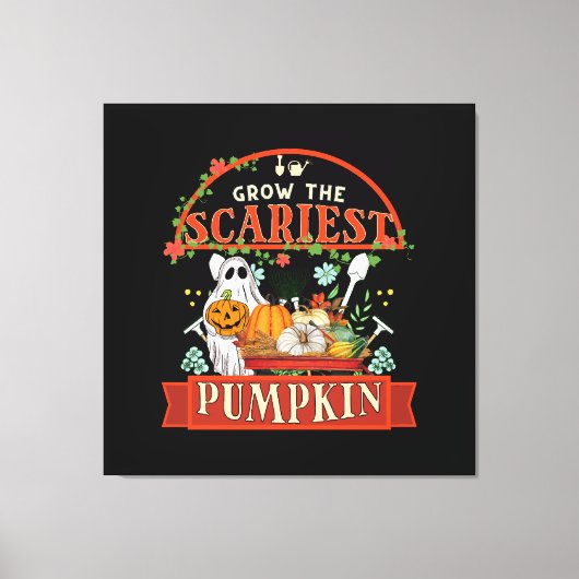Toile Ferme de citrouilles Halloween (Recto)