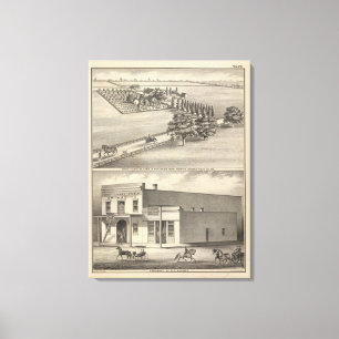 Toile Ferme de Hamilton, bâtiment de Beamer