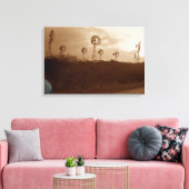 Toile Ferme de moulin Sepia des années 1940 avec ventila (Insitu(Salon))