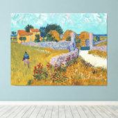 Toile Ferme en Provence par Vincent van Gogh (1888) (Insitu (Plancher de Bois))