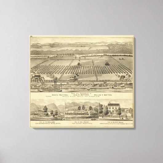 Toile Ferme et résidences de Joseph (Recto)