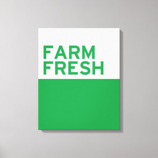 Toile Ferme fraîche (Recto)