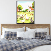 Toile Ferme heureuse (Insitu(Chambre))