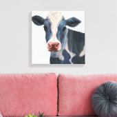 Toile Ferme patriotique - Vache (Insitu(Salon))