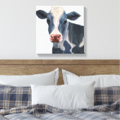 Toile Ferme patriotique - Vache (Insitu(Chambre))