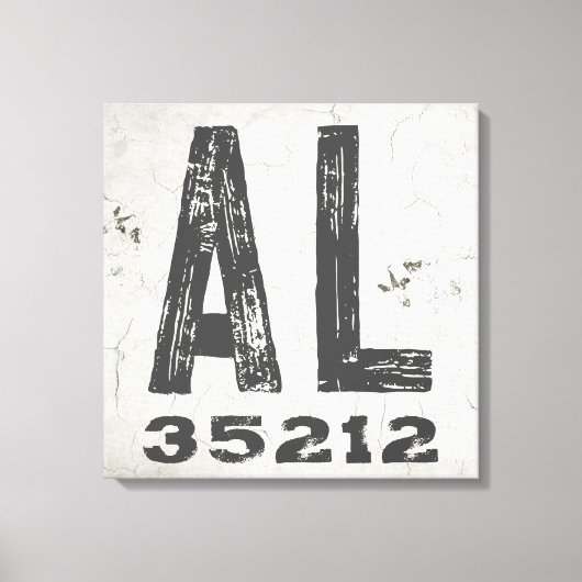 Toile Ferme Russe State Code postal Alabama (Recto)