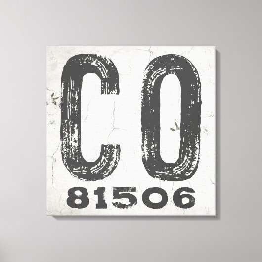 Toile Ferme Russe State Code postal Colorado (Recto)