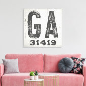 Toile Ferme Russe State Code postal Géorgie (Insitu(Salon))