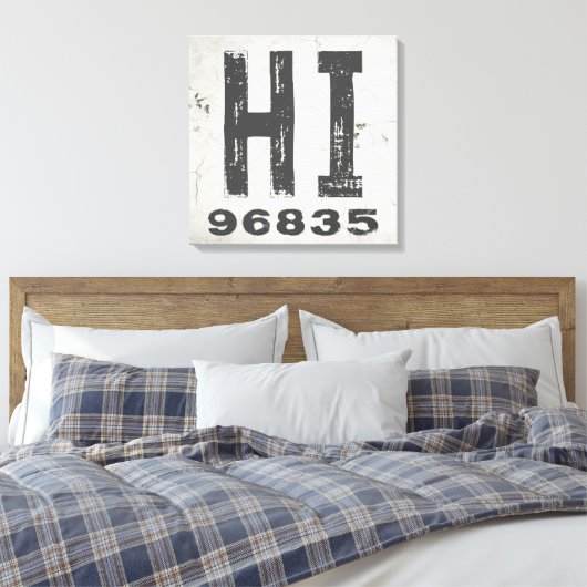 Toile Ferme Rustic State Code postal Hawaii (Insitu(Chambre))