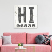 Toile Ferme Rustic State Code postal Hawaii (Insitu(Salon))