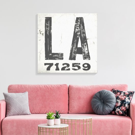 Toile Ferme Rustic State Code postal Louisiane (Insitu(Salon))