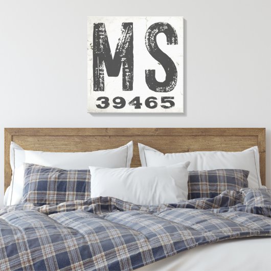 Toile Ferme Rustic State Code postal Mississippi (Insitu(Chambre))