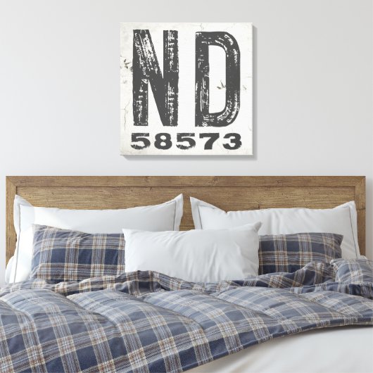 Toile Ferme Rustic State Code postal North Dakota (Insitu(Chambre))