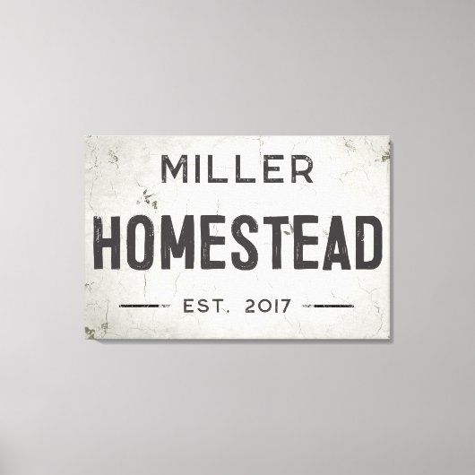 Toile Ferme rustique moderne (Recto)