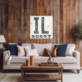 Toile Ferme Rustique State Code postal Illinois