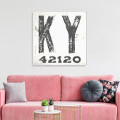 Toile Ferme Rustique State Code postal Kentucky (Insitu(Salon))