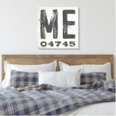 Toile Ferme Rustique State Code postal Maine (Insitu(Chambre))
