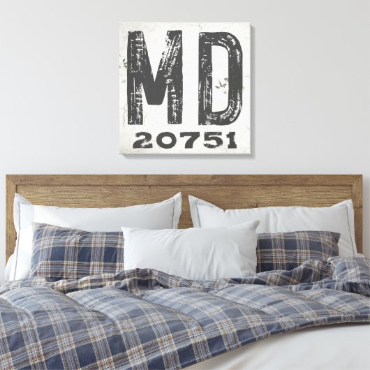 Toile Ferme Rustique State Code postal Maryland (Insitu(Chambre))