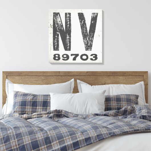 Toile Ferme Rustique State Code postal Nevada (Insitu(Chambre))