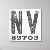 Toile Ferme Rustique State Code postal Nevada (Recto)