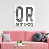 Toile Ferme Rustique State Code postal Oregon (Insitu(Salon))