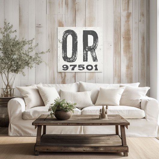 Toile Ferme Rustique State Code postal Oregon