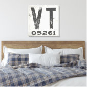 Toile Ferme Rustique State Code postal Vermont (Insitu(Chambre))