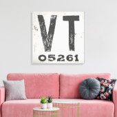 Toile Ferme Rustique State Code postal Vermont (Insitu(Salon))