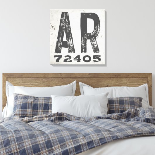 Toile Ferme Rustique State Code Zip Arkansas (Insitu(Chambre))