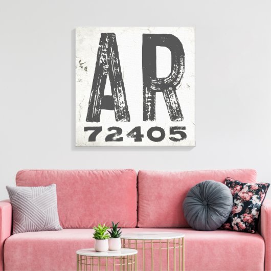 Toile Ferme Rustique State Code Zip Arkansas (Insitu(Salon))