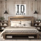Toile Ferme Rustique State Code zip Idaho