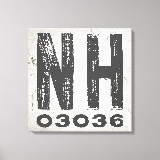 Toile Ferme Rustique State Code zip New Hampshire (Recto)