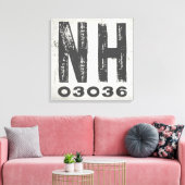 Toile Ferme Rustique State Code zip New Hampshire (Insitu(Salon))