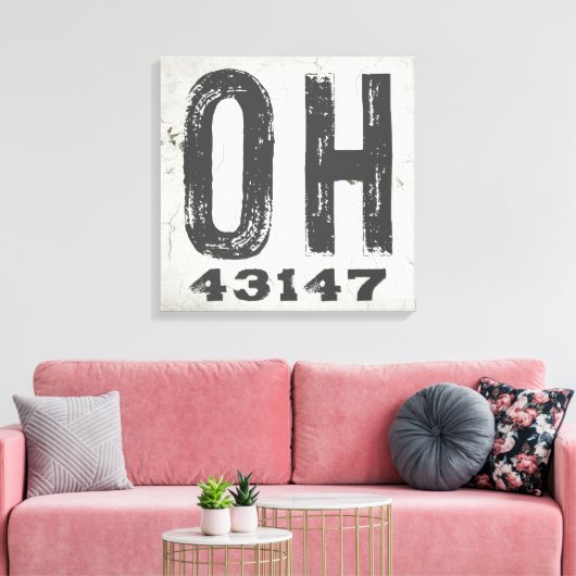Toile Ferme Rustique State Code Zip Ohio (Insitu(Salon))