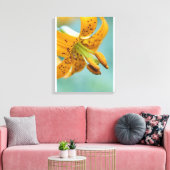 Toile Fermer une Lys jaune (Insitu(Salon))