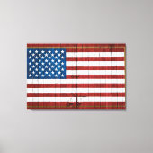 Toile Fermes | American Flag Barn Mural (Recto)