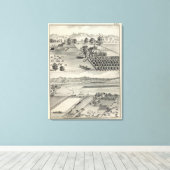 Toile Fermes, Capay Valley, Madison (Insitu (Plancher de Bois))