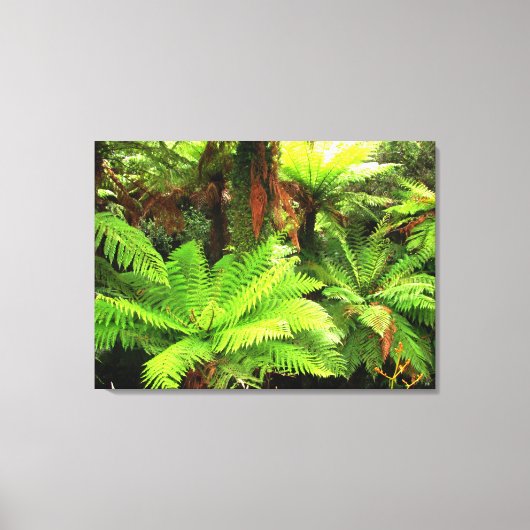 Toile Fermes d'arbre vert vif (Recto)