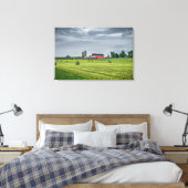 Toile Fermes | Red Barn & Silo au printemps (Insitu(Chambre))